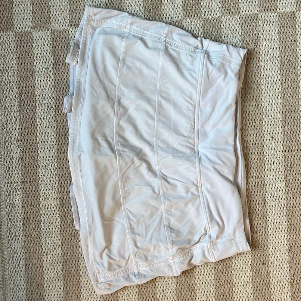 White Lululemon tennis skirt